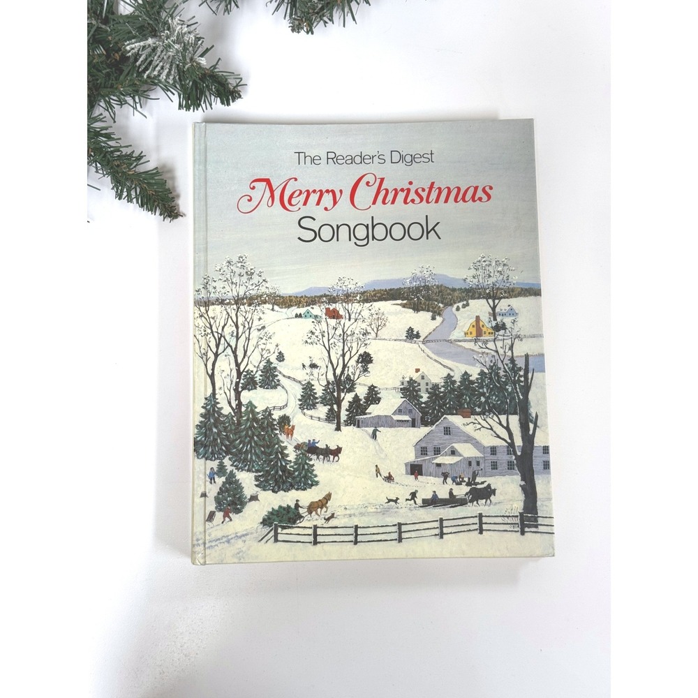 Vtg 1981 Merry Christmas Songbook Hardcover Spiral Sheet Music Readers Digest
